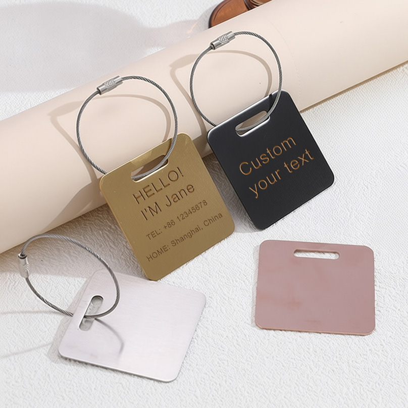It Travel Accessories - 맞춤형 이름 수하물 태그 레이저 각인