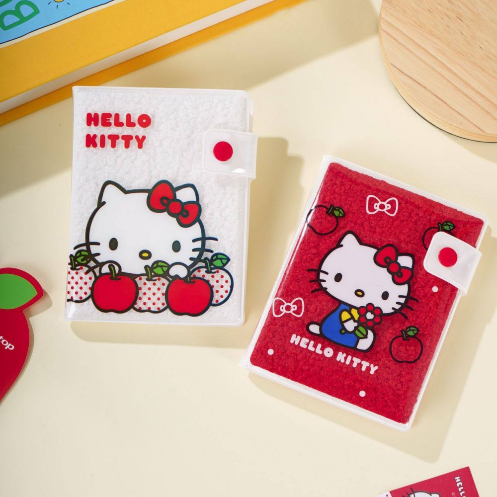 Travel Accessories Online - 정품 헬로키티 플러시 스냅 다이어리 산리오