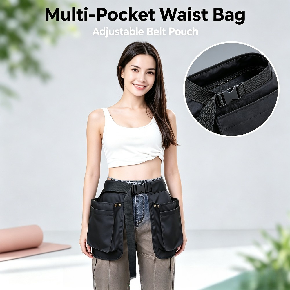 Travel Accessories Hip Belt - 야외 다기능 허리 가방 멀티 포켓