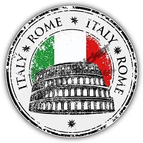 Travel Accessories Italy - 로마 도시 이탈리아 국기 그런지 여행