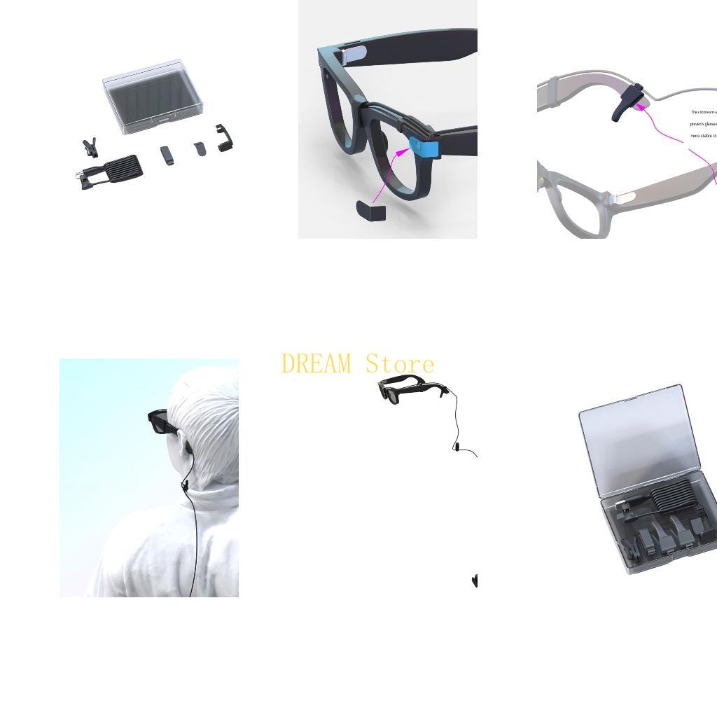 Travel Accessories Guide - 일일 안경 케이블 액세서리 세트, 자석