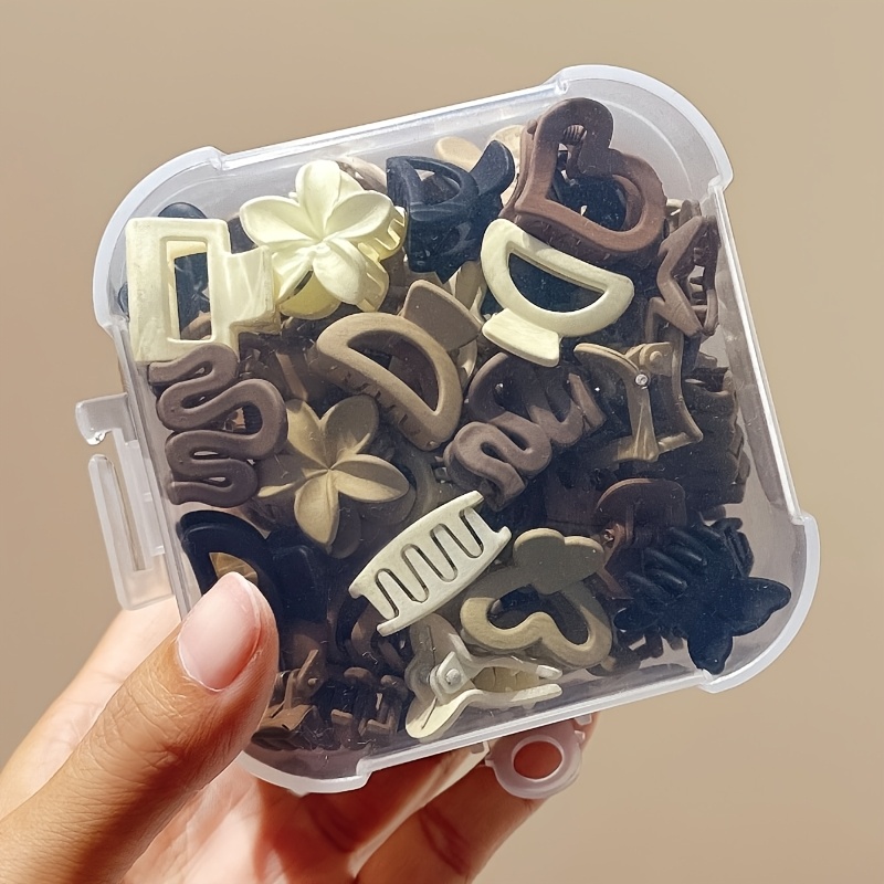 Travel Accessories For 6 Year Old - 5/10/20/30개 베이지 혼합 팩 작은 클립,