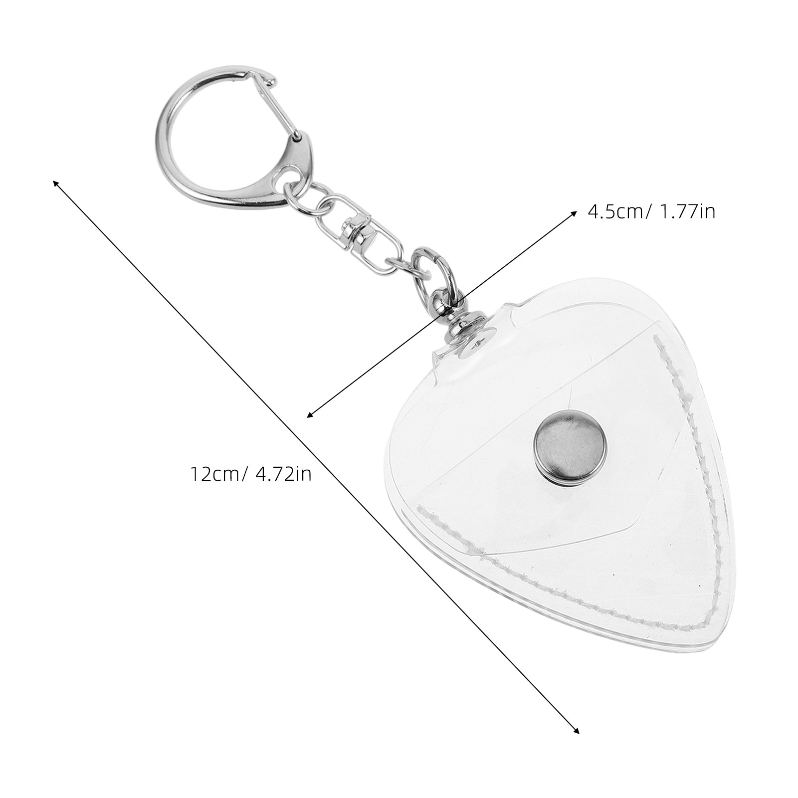 투명한 기타 픽 홀더 경량 컴팩트 케이스 기타리스트를  - Travel Accessories Holder 리뷰 및 가격