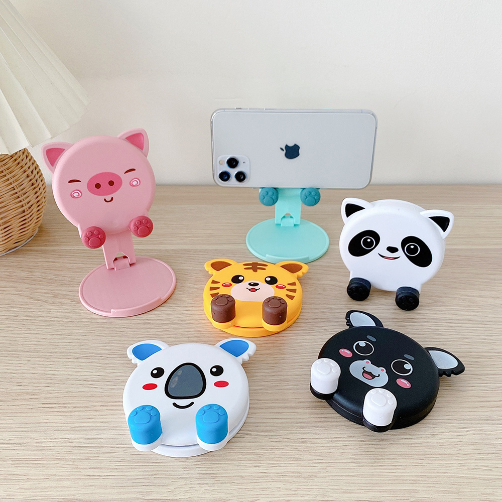 귀여운 동물 모양 접이식 조절 가능 스마트폰 거치대 데 - Travel Accessories Online 리뷰 및 가격