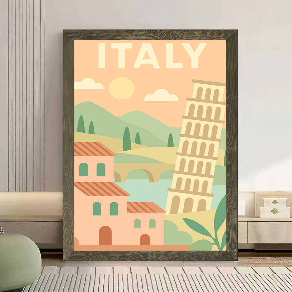 이탈리아 여행 캔버스 벽 예술 포스터 맞춤형 사진 인쇄 - Travel Accessories Italy 리뷰 및 가격