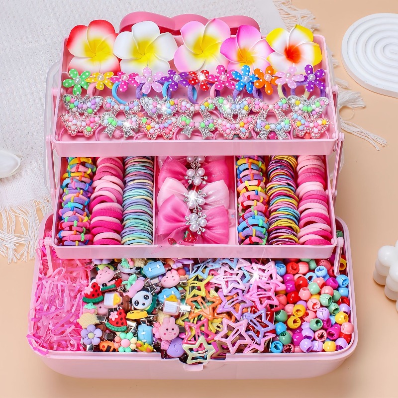 546개 고탄력 헤어 액세서리 세트, 머리카락 손상 없 - Travel Accessories For 6 Year Old 리뷰 및 가격