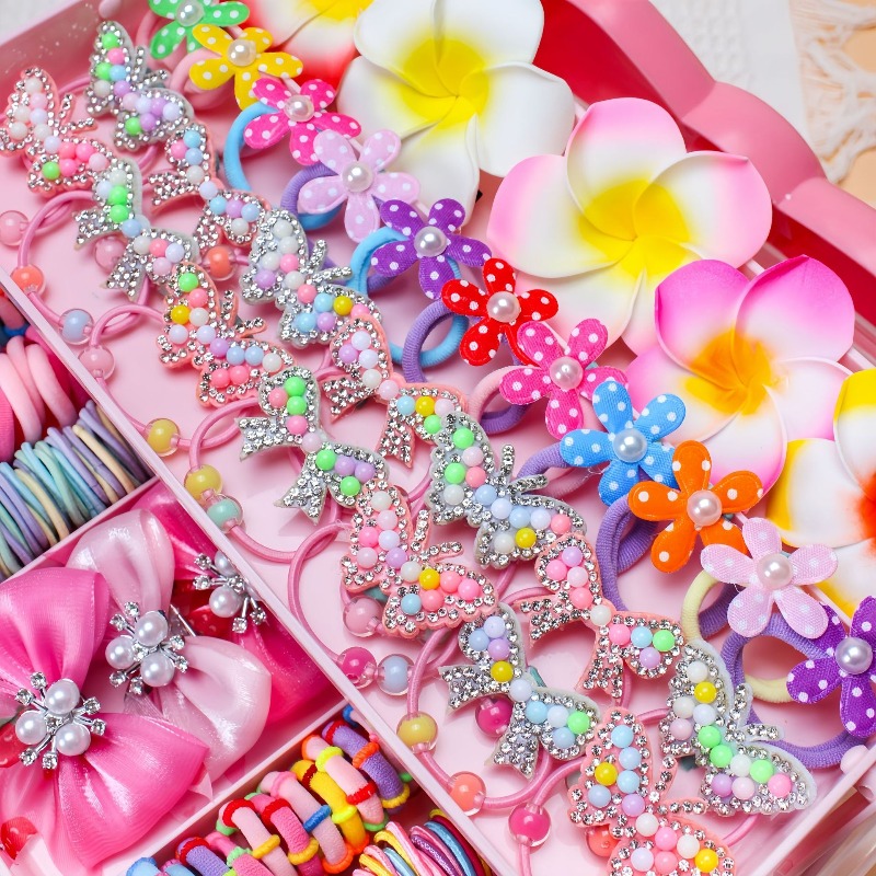 546개 고탄력 헤어 액세서리 세트, 머리카락 손상 없 - Travel Accessories For 6 Year Old 리뷰 및 가격