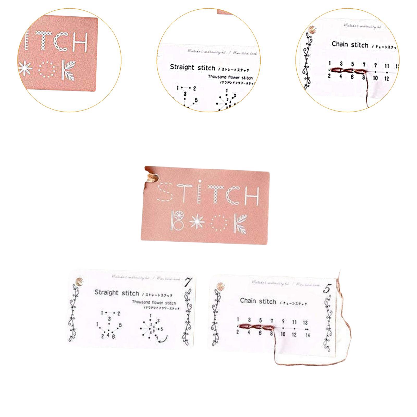 창의적인 미니 바느질 책 종이 가이드 휴대용 바느질 패 - Travel Accessories Guide 리뷰 및 가격