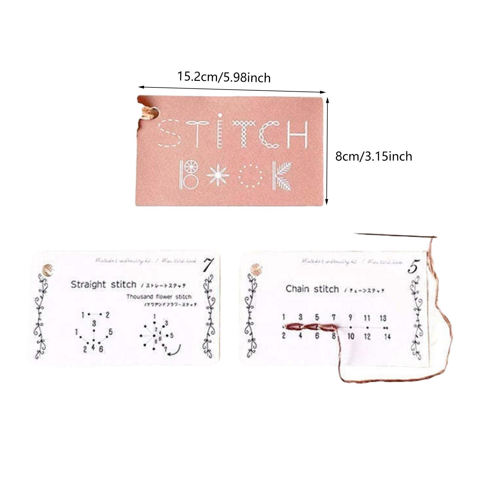 창의적인 미니 바느질 책 종이 가이드 휴대용 바느질 패 - Travel Accessories Guide 리뷰 및 가격