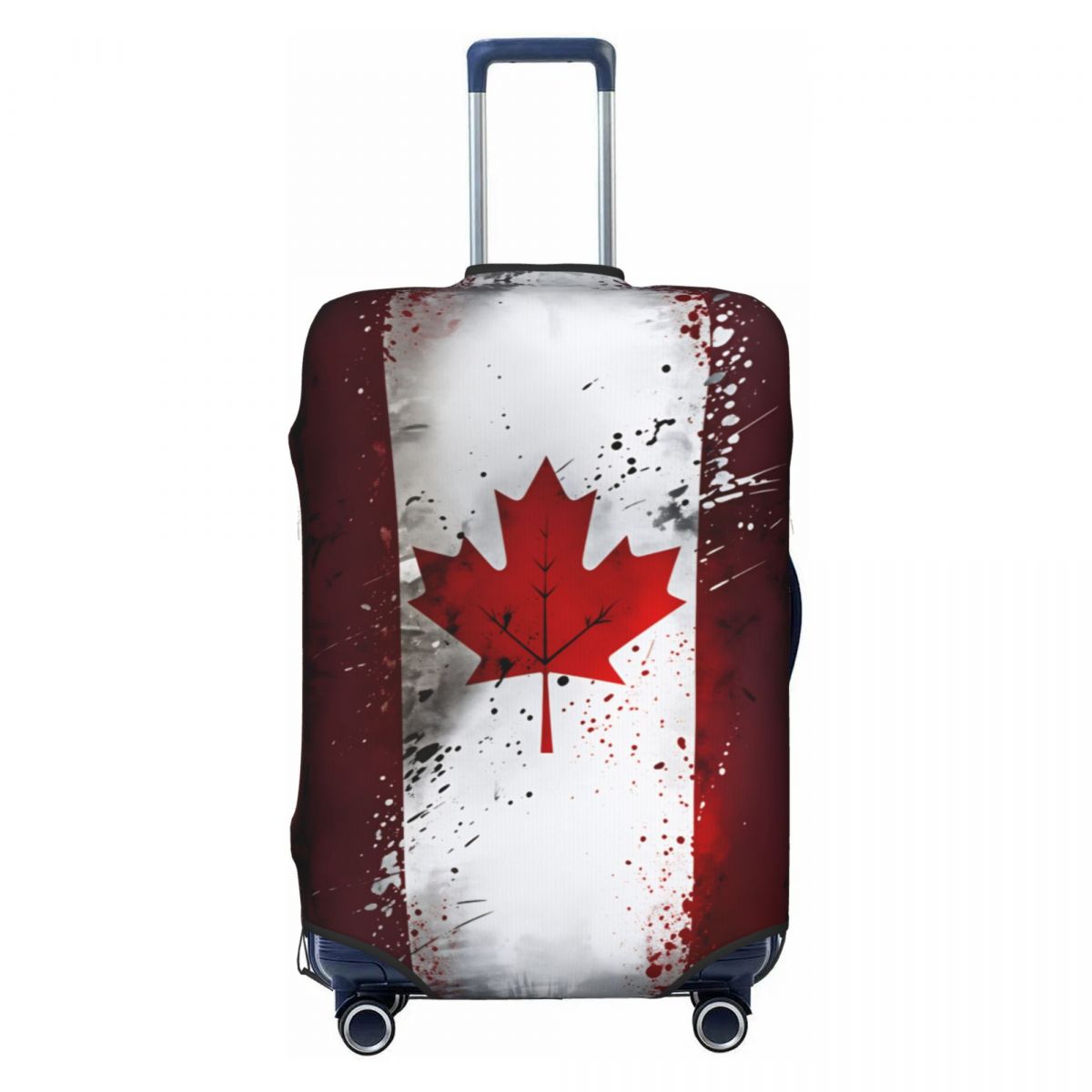 메이플 잎이 있는 빈티지 캐나다 국기 여행 가방 커버, - Travel Accessories Canada 리뷰 및 가격