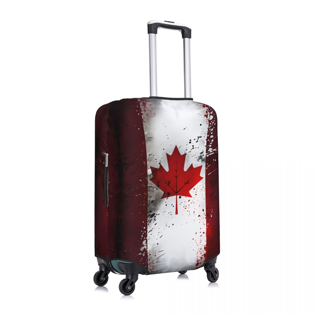 메이플 잎이 있는 빈티지 캐나다 국기 여행 가방 커버, - Travel Accessories Canada 리뷰 및 가격