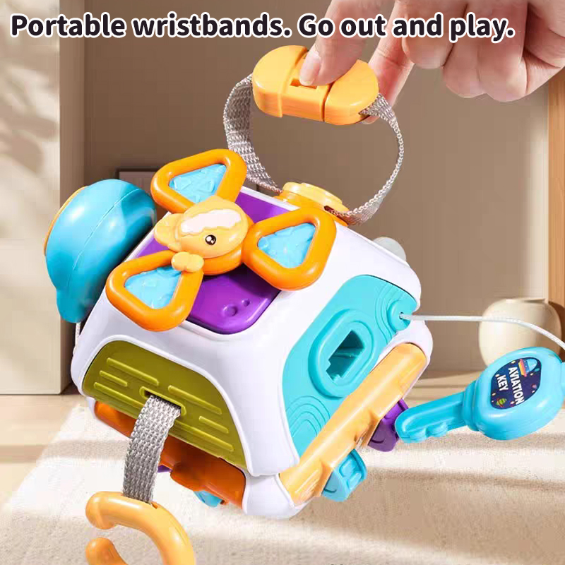 몬테소리 감각 장난감, 아기 활동 큐브, 비지 볼 여행 - Travel Accessories With Baby 리뷰 및 가격