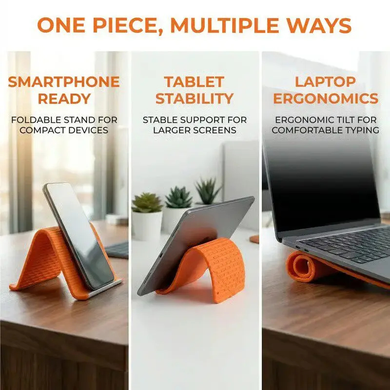 실리콘 접이식 휴대폰 스탠드 태블릿 노트북 DIY 디스 - Travel Accessories Apple 리뷰 및 가격