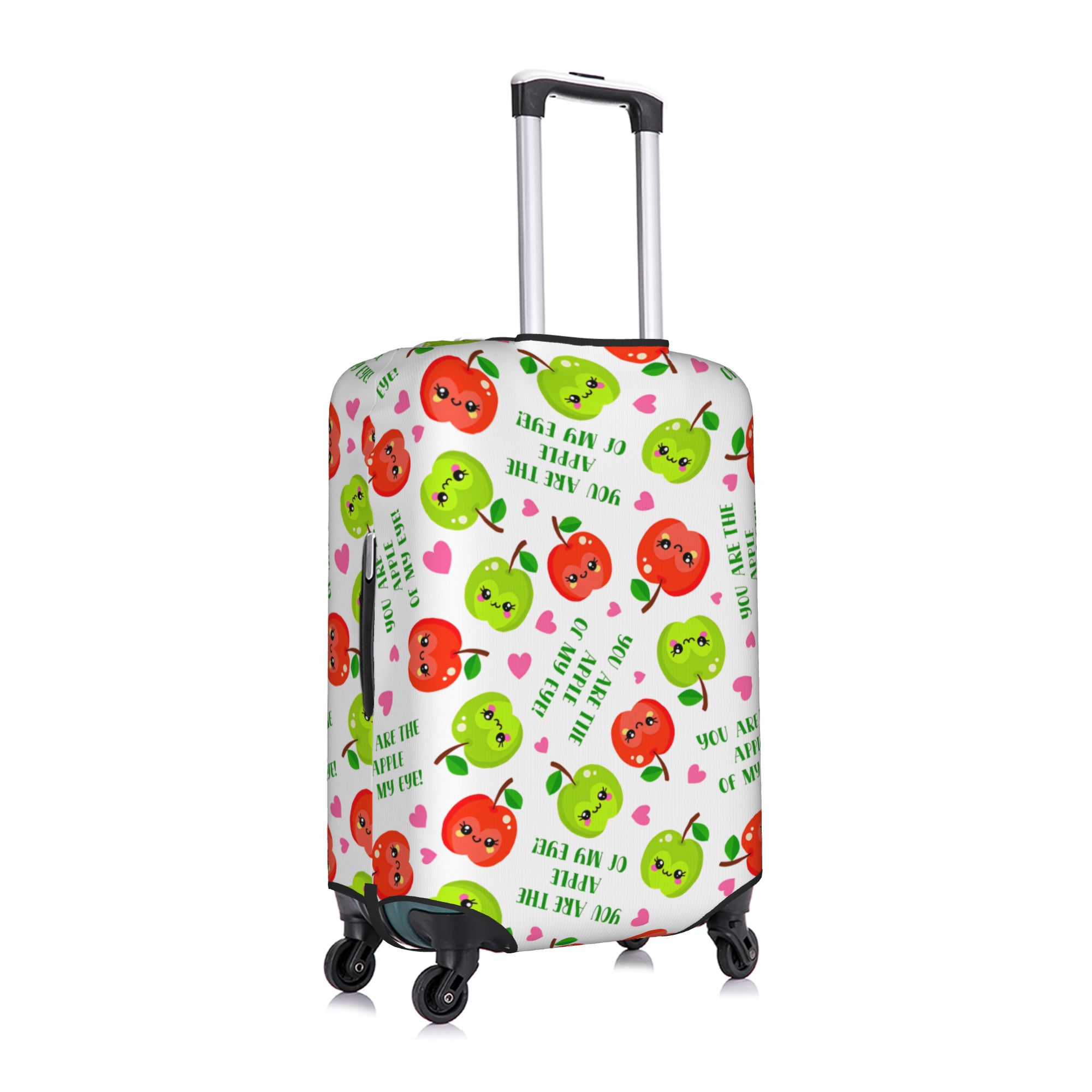 카와이 애플 귀여운 얼굴 수하물 커버 패션 원활한 패턴 - Travel Accessories Apple 리뷰 및 가격