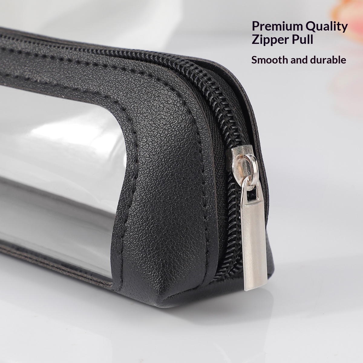 작고 투명한 PU 가죽 여행용 화장품 가방, 휴대용 방 - Travel Accessories Organizer Bag 리뷰 및 가격