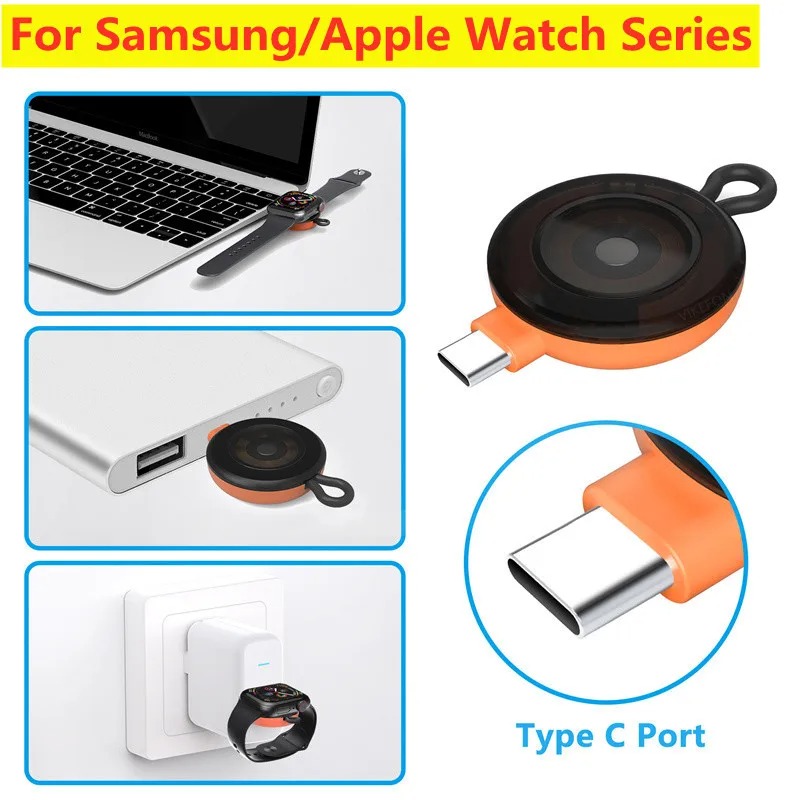 미니 타입 C 스마트 워치 무선 충전기 휴대용 키체인  - Travel Accessories Apple 리뷰 및 가격