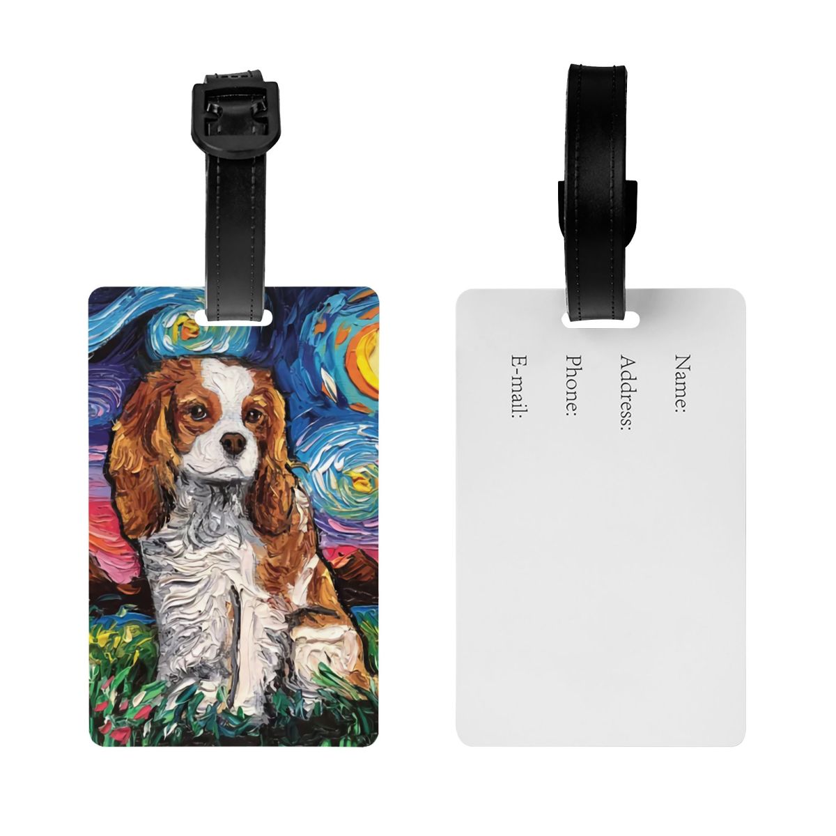 맞춤형 카발리에 킹 찰스 스패니얼 반려동물 초상화, 아 - Travel Accessories International 리뷰 및 가격