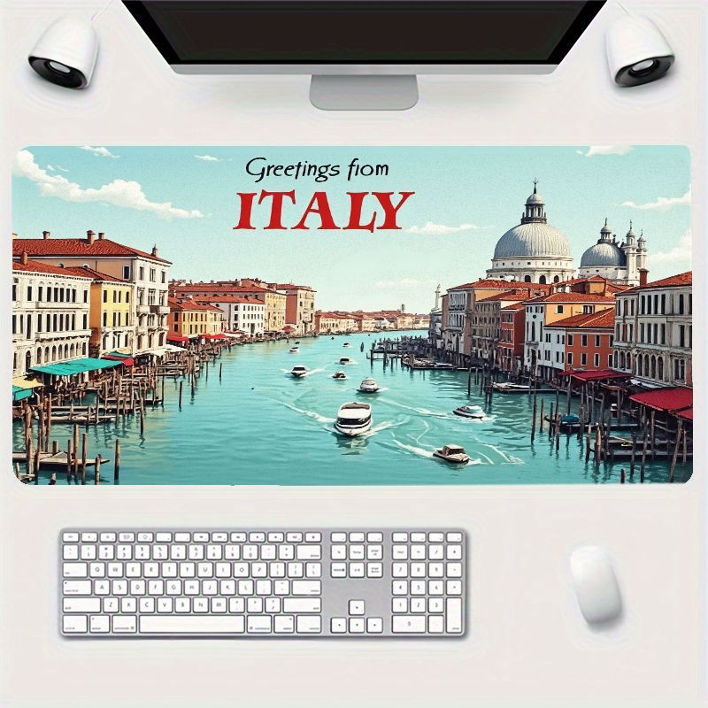 빈티지 베니스 마우스 패드 철제 아트 데스크 매트 밝은 - Travel Accessories Italy 리뷰 및 가격
