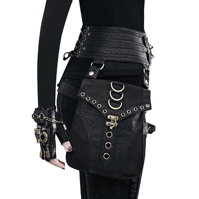 스팀펑크 수제 유틸리티 힙 벨트 백 여성 페스티벌 포켓 - Travel Accessories Hip Belt 리뷰 및 가격