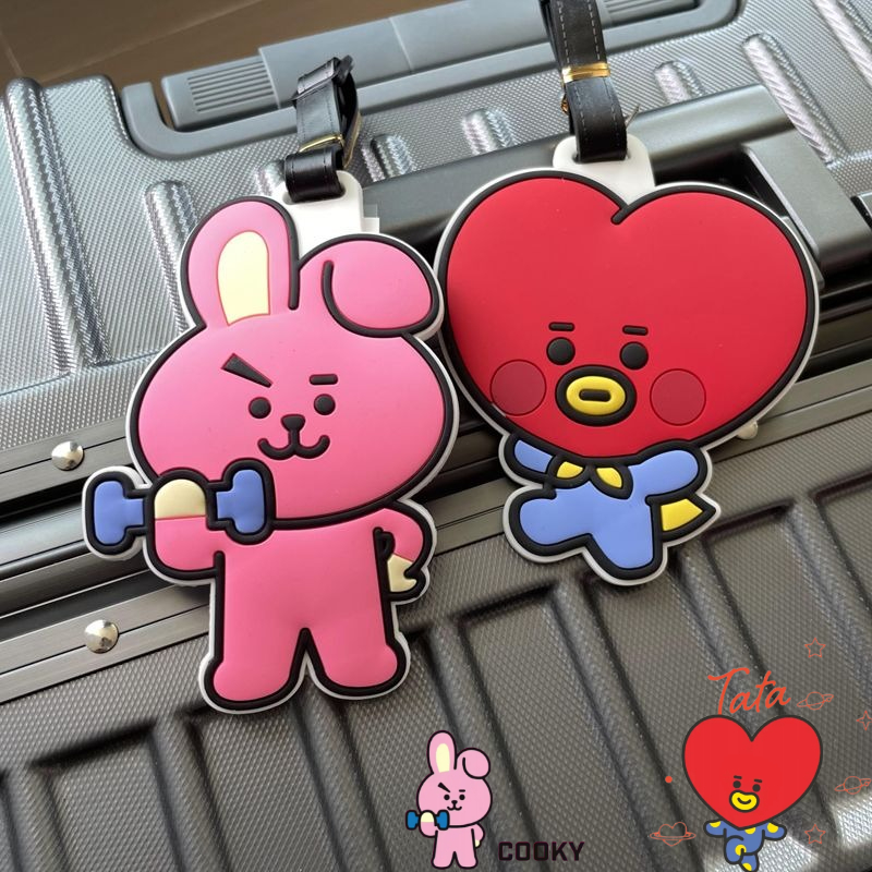 BT21 만화 귀여운 키체인 카와이 유니섹스 수하물 태 - It Travel Accessories 리뷰 및 가격