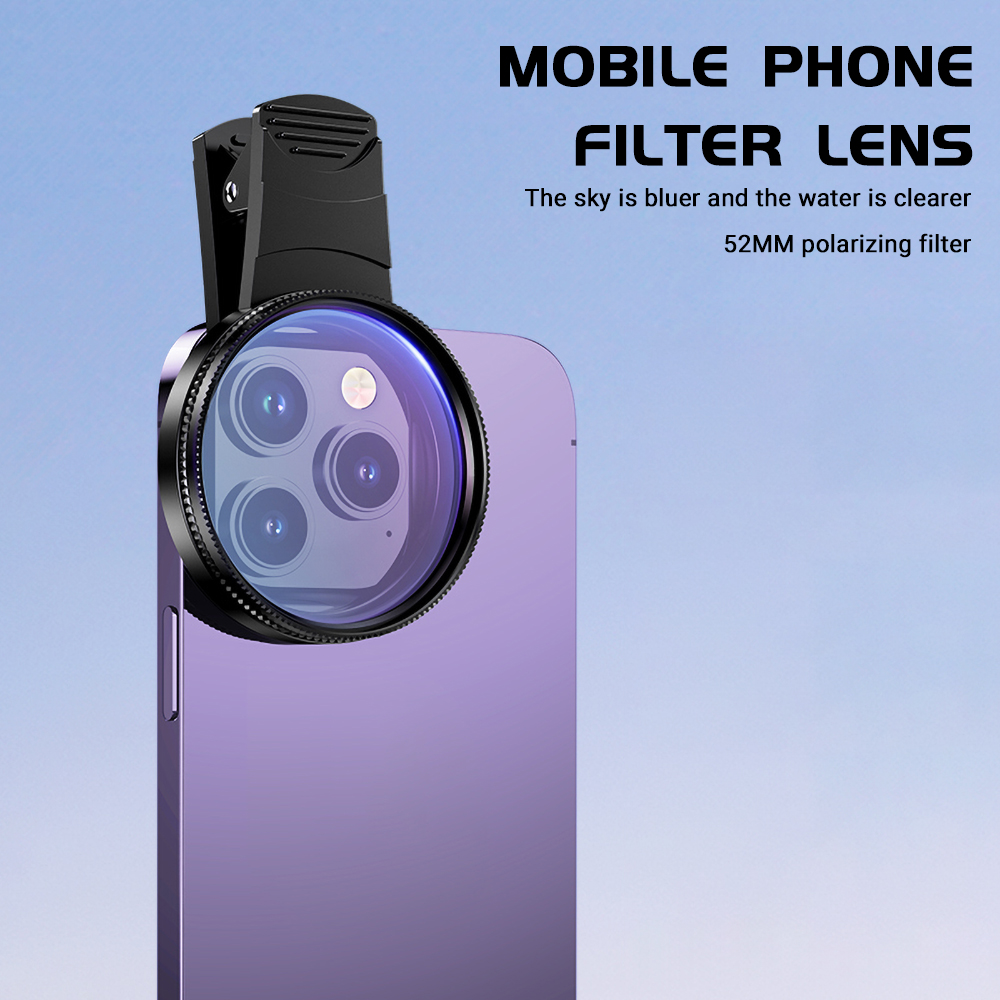 52mm 클립온 스마트폰 카메라 필터 키트 CPL 편광 - Travel Accessories Online 리뷰 및 가격