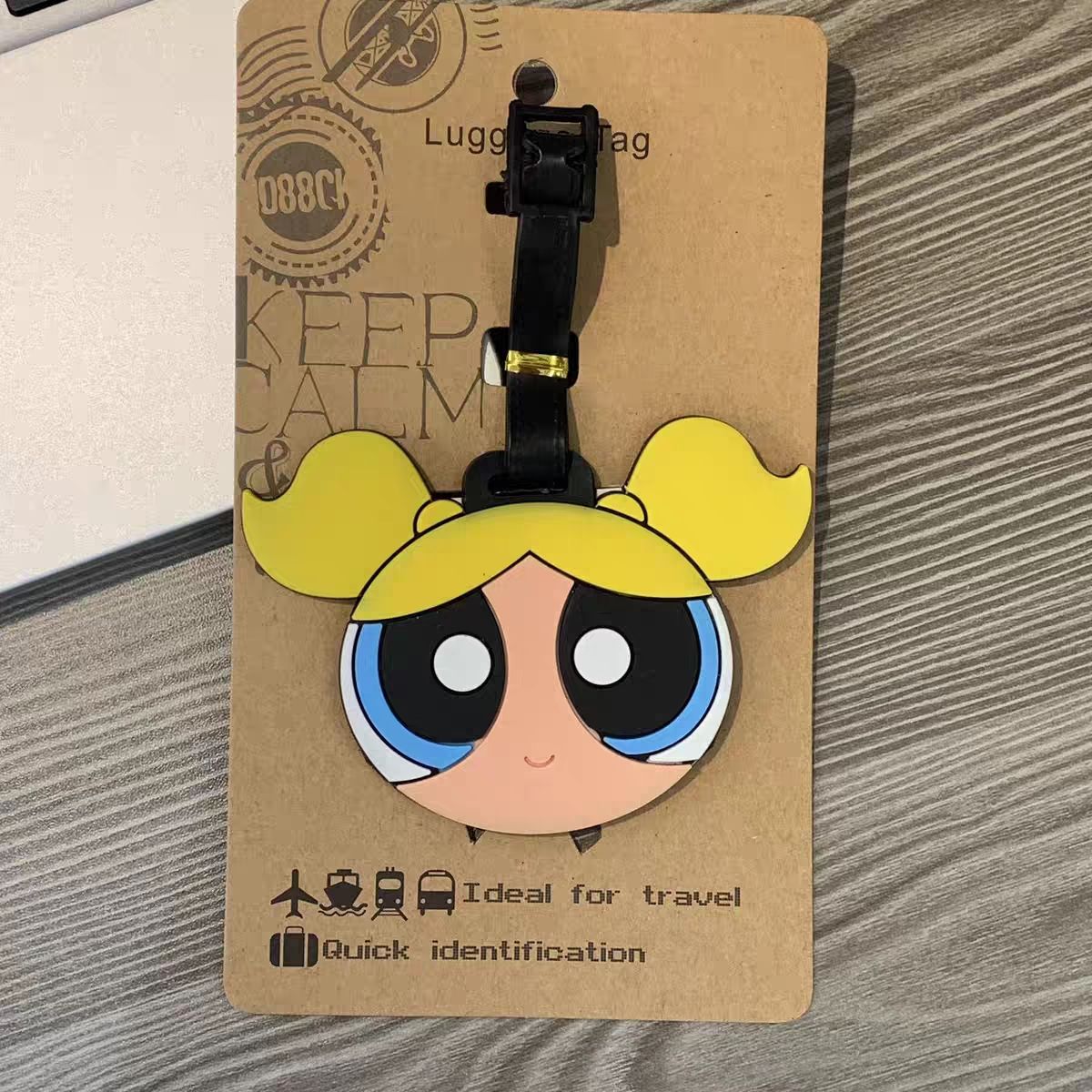 파워퍼프걸즈 가방 펜던트 귀여운 만화 캐릭터 수하물 태 - It Travel Accessories 리뷰 및 가격