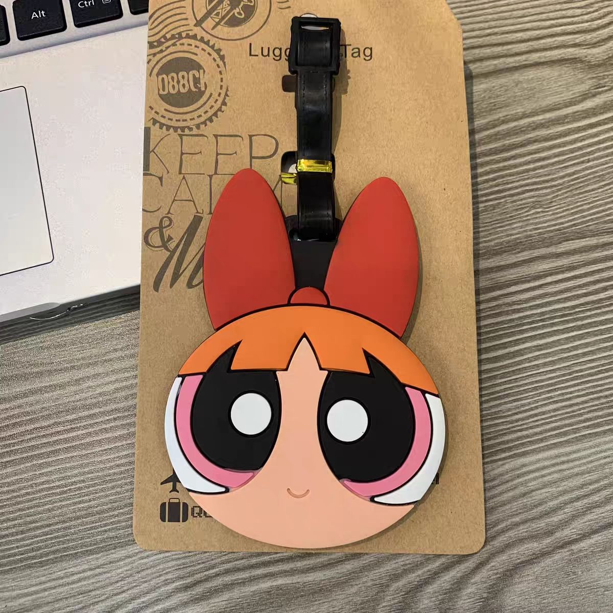 파워퍼프걸즈 가방 펜던트 귀여운 만화 캐릭터 수하물 태 - It Travel Accessories 리뷰 및 가격