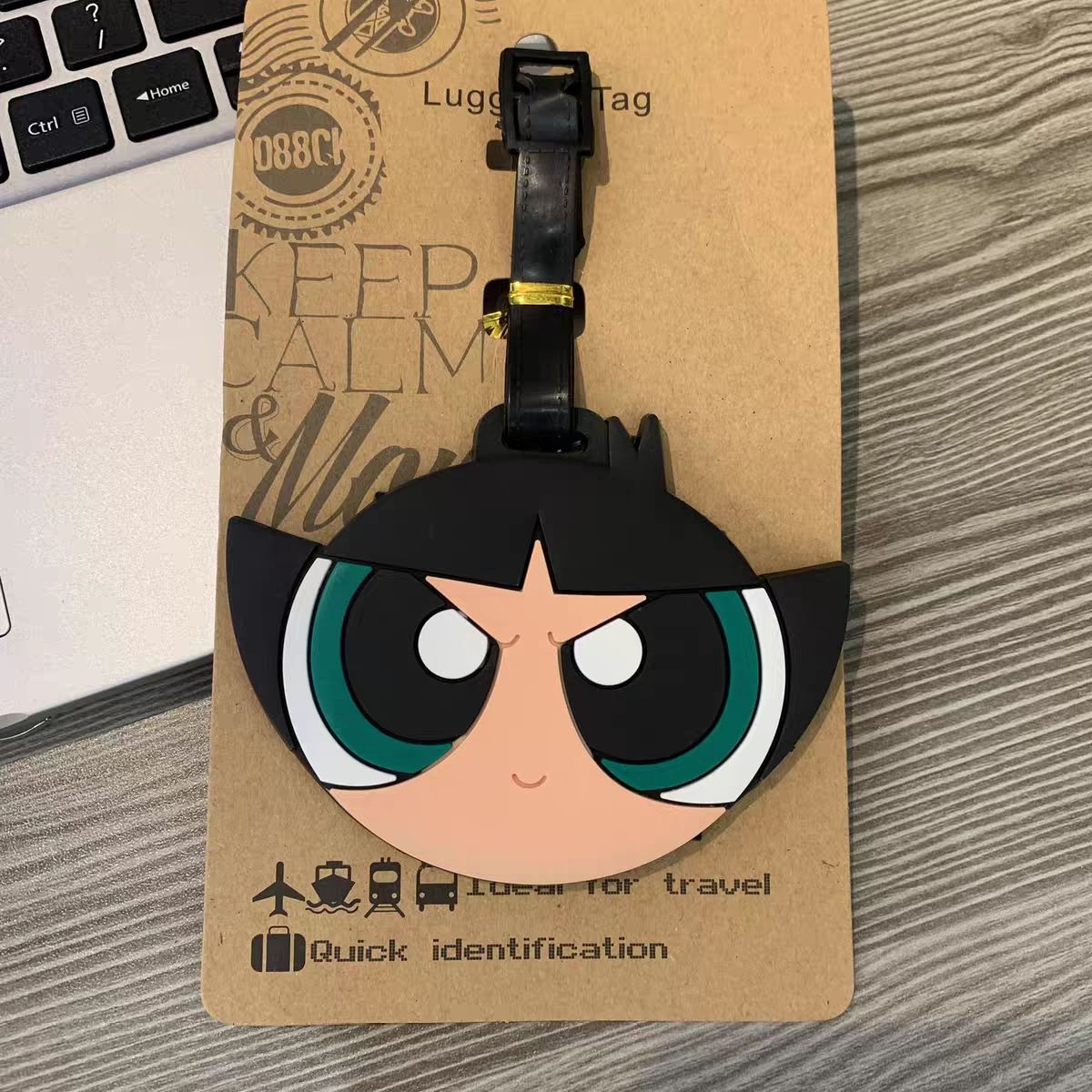 파워퍼프걸즈 가방 펜던트 귀여운 만화 캐릭터 수하물 태 - It Travel Accessories 리뷰 및 가격