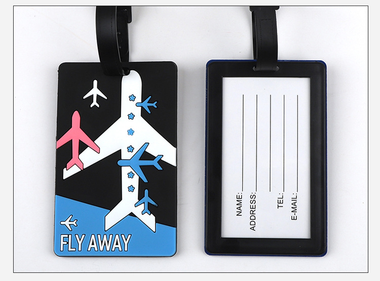 1pc 만화 동물 PVC 수하물 태그 여성 남성 휴일  - Travel Accessories International 리뷰 및 가격