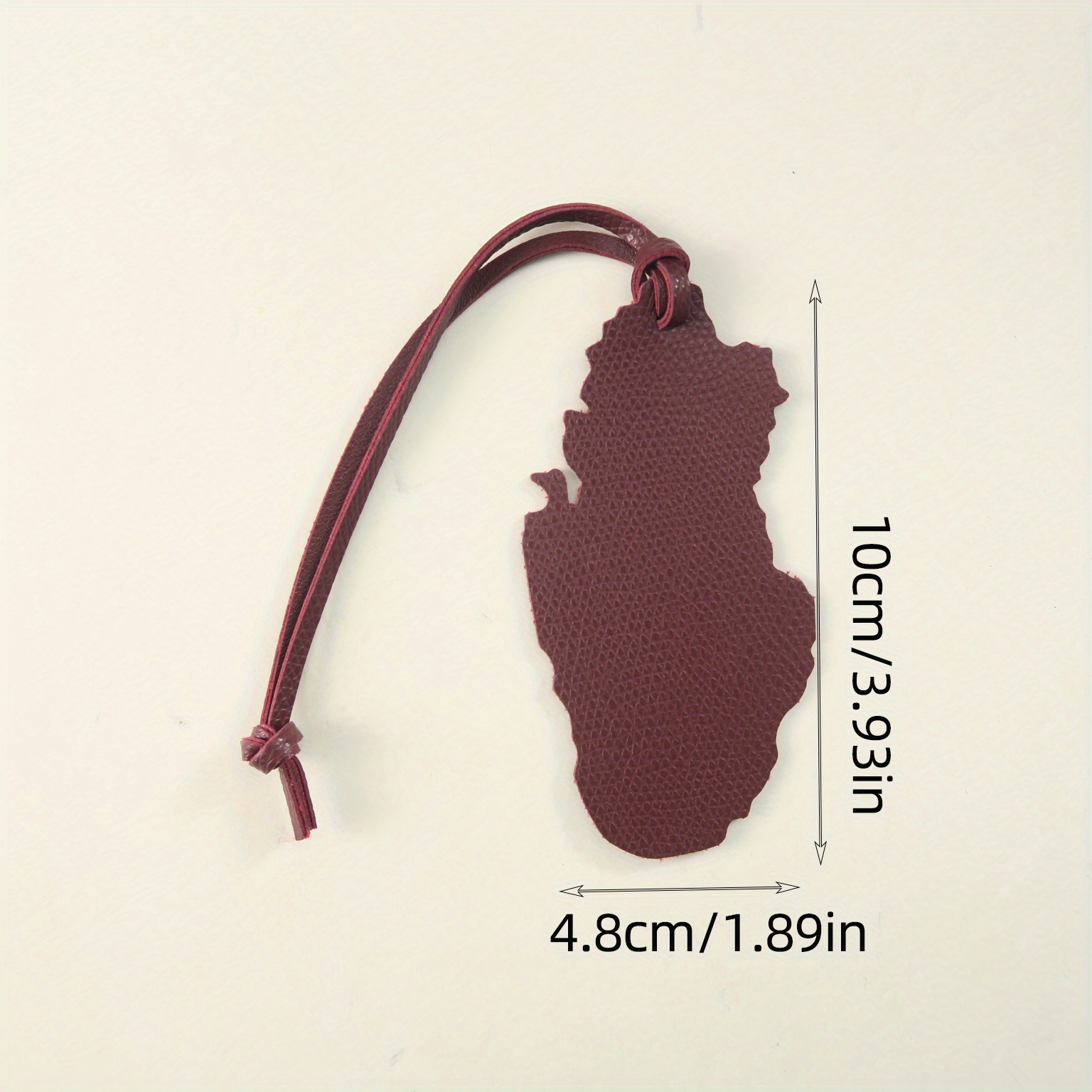 카타르 지도 PU 가죽 참 - 정교한 자동차 펜던트,  - Travel Accessories Qatar 리뷰 및 가격