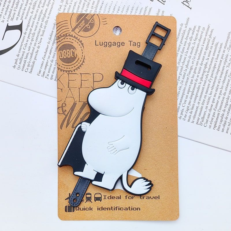 새로운 무민 러기지 태그 펜던트 고급 만화 캐릭터 인형 - It Travel Accessories 리뷰 및 가격
