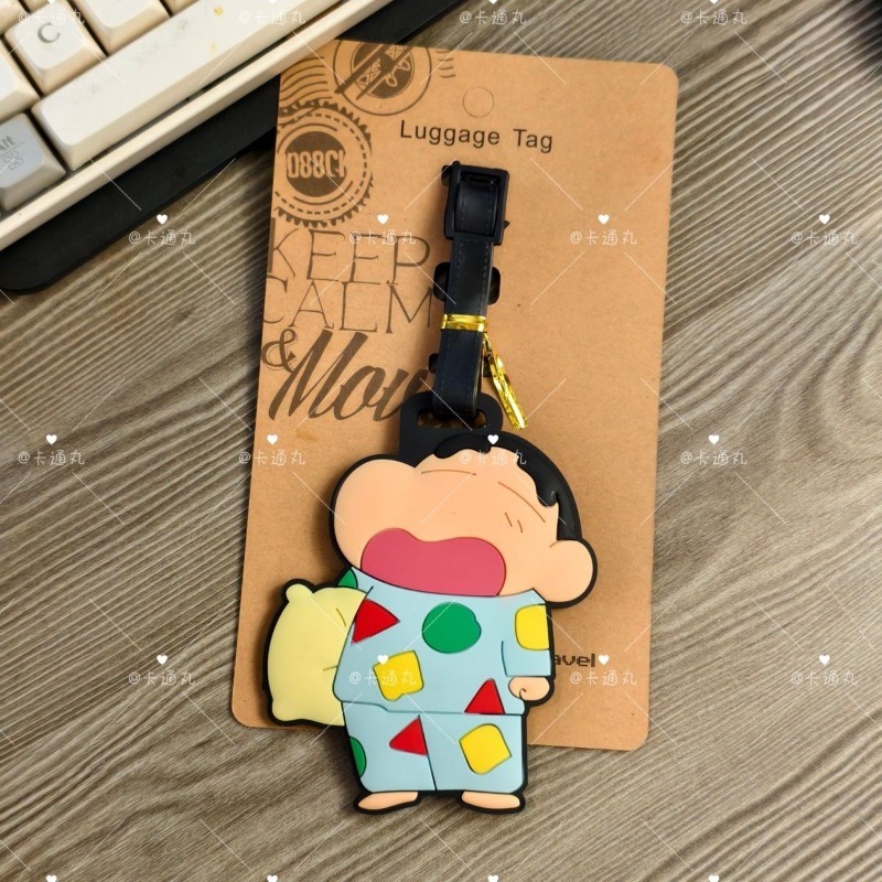 크레용신짱 만화 애니메이션 캐릭터 패션 러기지 태그 귀 - It Travel Accessories 리뷰 및 가격