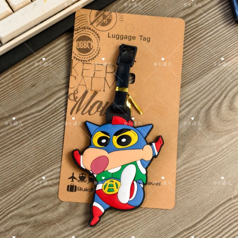 크레용신짱 만화 애니메이션 캐릭터 패션 러기지 태그 귀 - It Travel Accessories 리뷰 및 가격