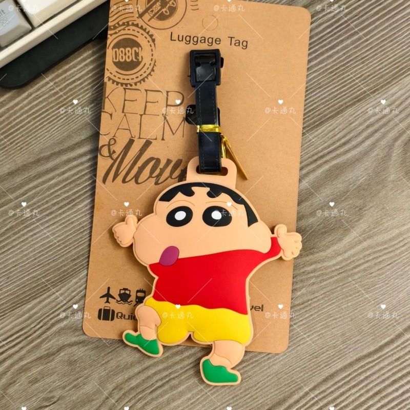 크레용신짱 만화 애니메이션 캐릭터 패션 러기지 태그 귀 - It Travel Accessories 리뷰 및 가격
