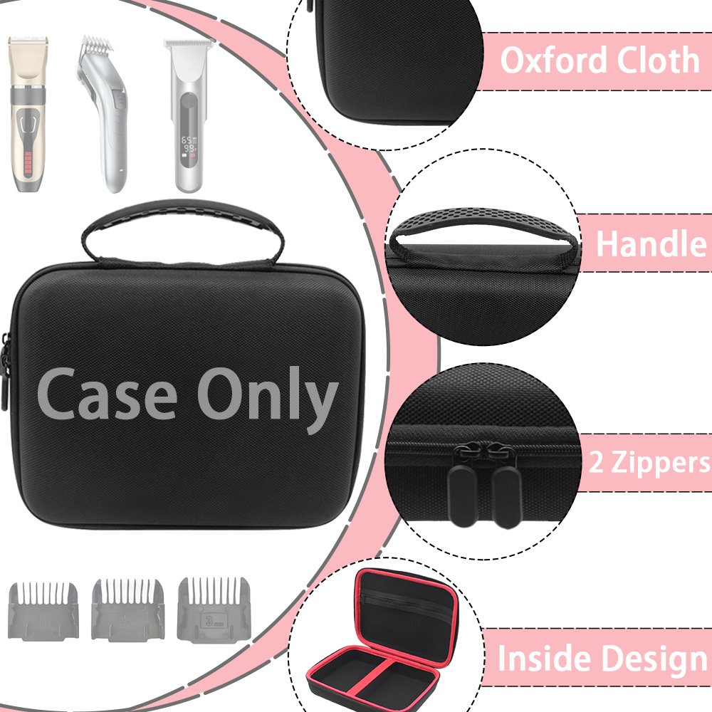 헤어 클리퍼 및 수염 트리머용 하드 스토리지 케이스 여 - Travel Accessories Guide 리뷰 및 가격