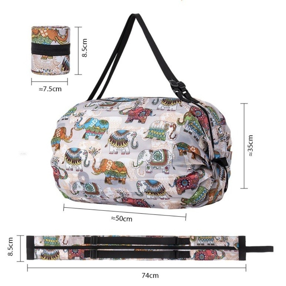 일본산 대용량 쇼핑백 손잡이가 있는 방수 접이식 수납  - Travel Accessories Market 리뷰 및 가격