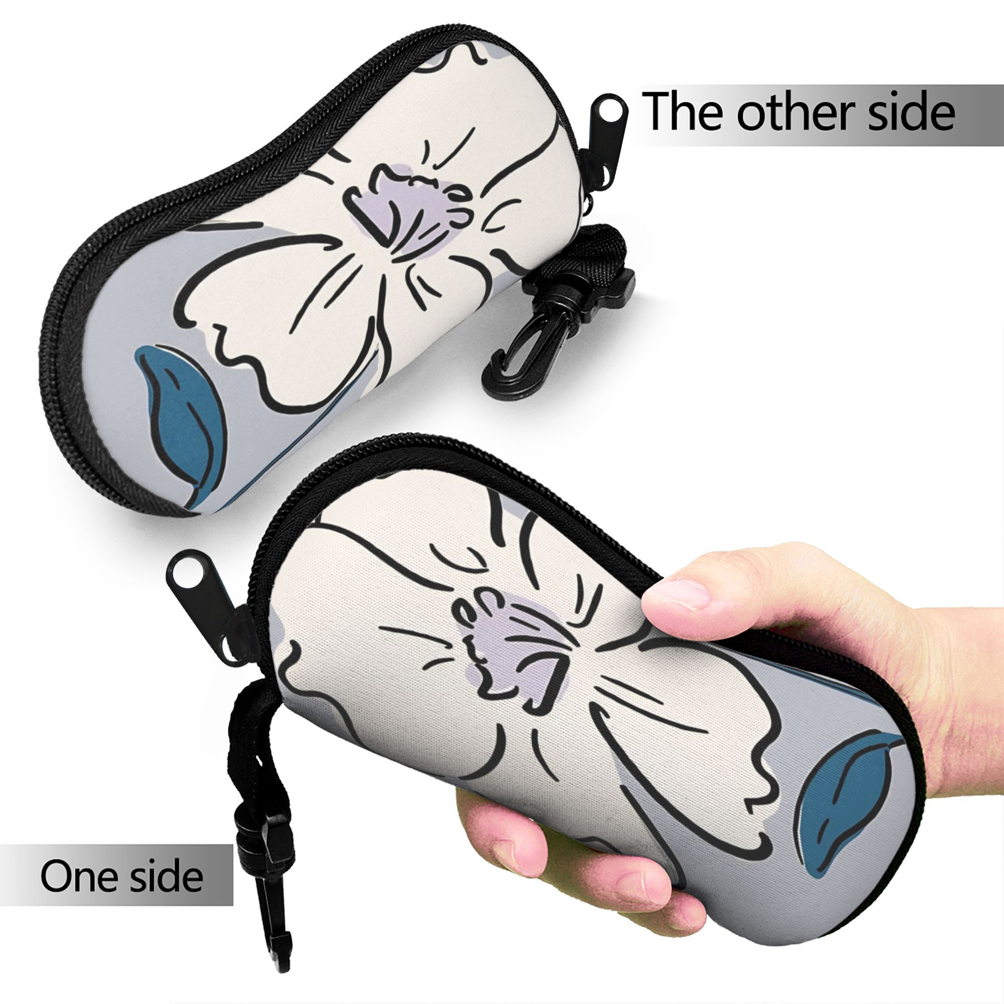 꽃시장 안경 케이스 커버 선글라스 파우치 여행 빈티지  - Travel Accessories Market 리뷰 및 가격