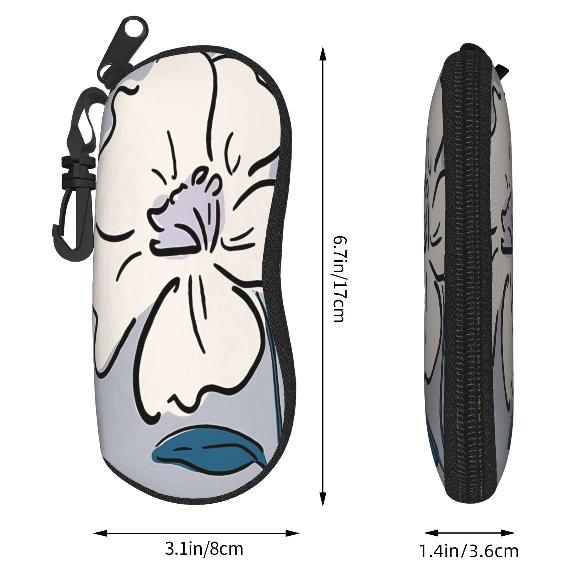 꽃시장 안경 케이스 커버 선글라스 파우치 여행 빈티지  - Travel Accessories Market 리뷰 및 가격