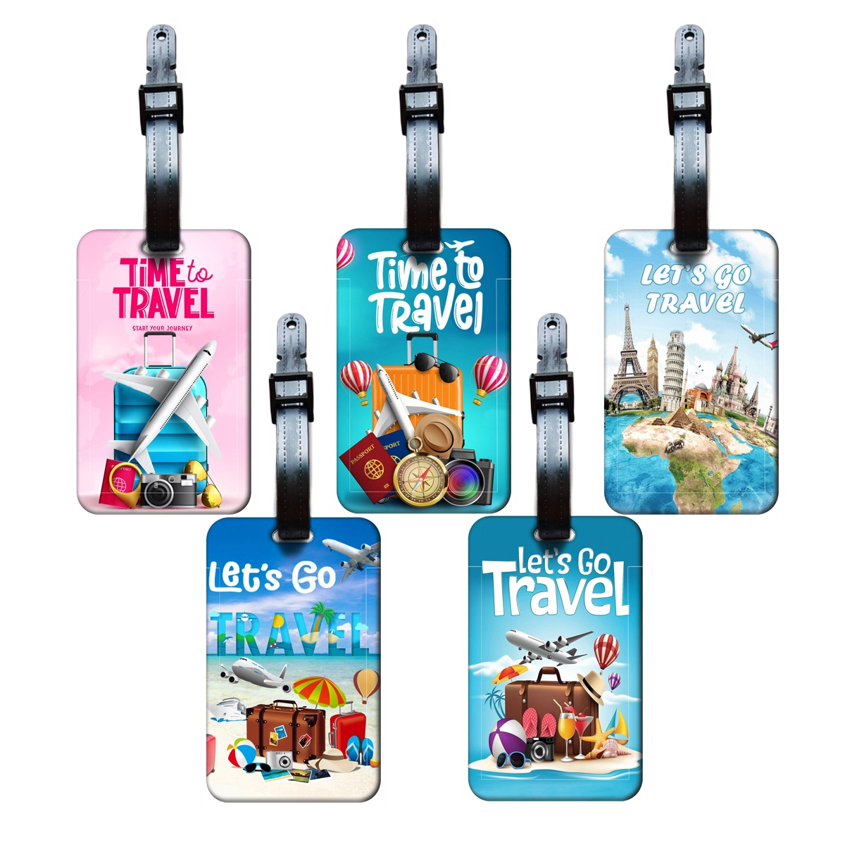 여행 스타일 러기지 태그 남녀 공용 여행 가방 라벨 클 - Travel Accessories International 리뷰 및 가격