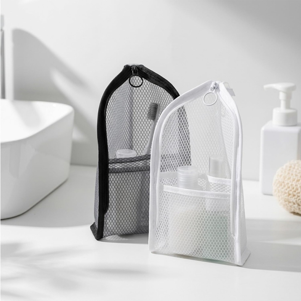 메쉬 세면도구 가방 통기성 속건 수직 칫솔 홀더 여행용 - Travel Accessories Holder 리뷰 및 가격