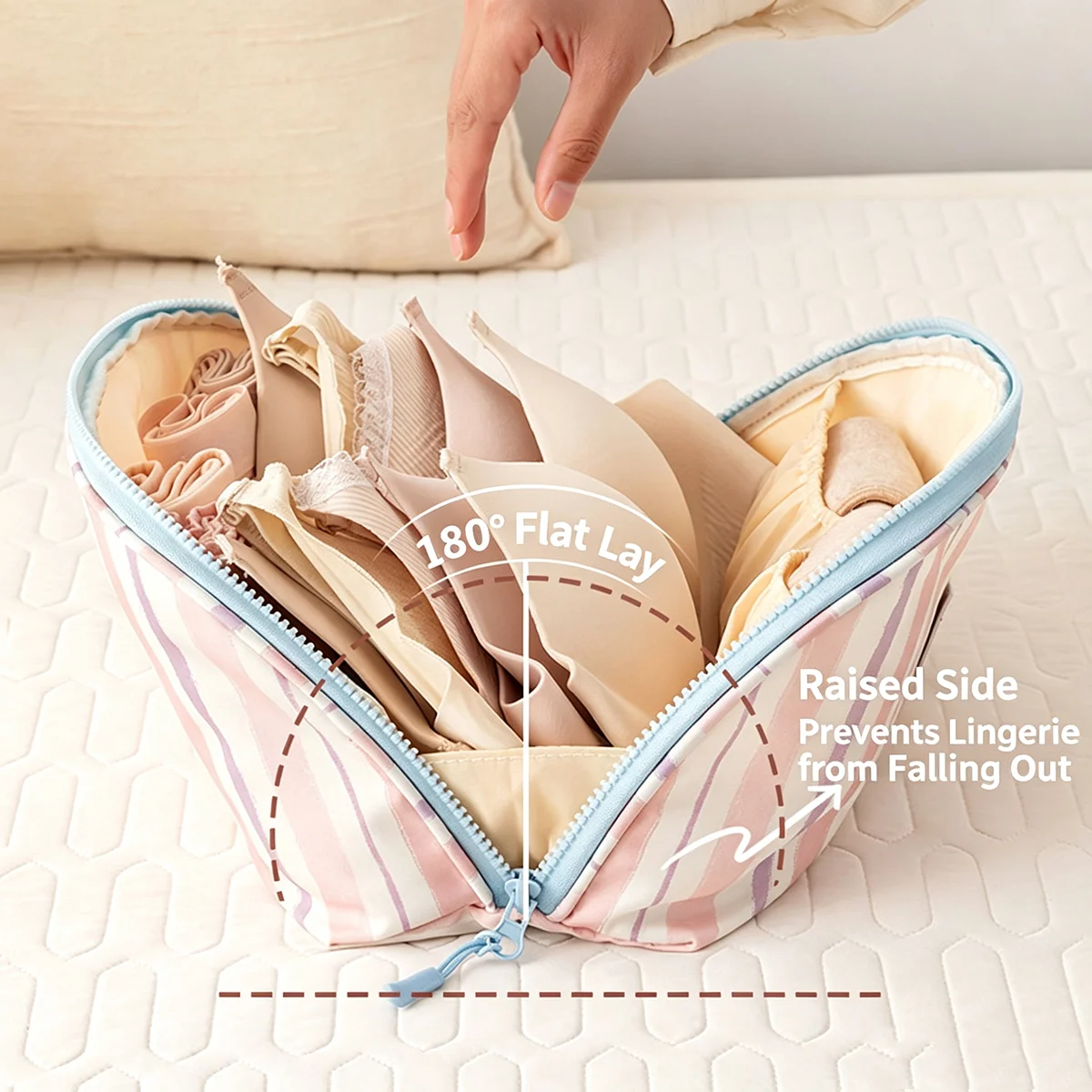 속옷 보관 가방 휴대용 다목적 여행 정리 가방 옥스포드 - Travel Accessories Organizer Bag 리뷰 및 가격