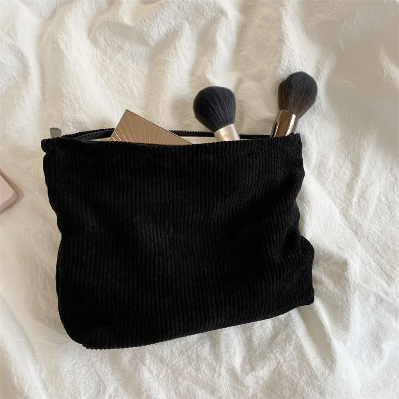코듀로이 여행용 화장품 가방 휴대용 메이크업 수납 가방 - Travel Accessories Organizer Bag 리뷰 및 가격