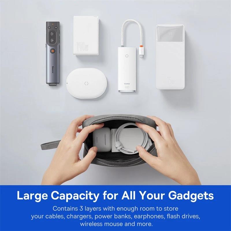 휴대용 전화 방수 가방 여행용 충전기 케이블 보관 케이 - Travel Accessories Organizer Bag 리뷰 및 가격