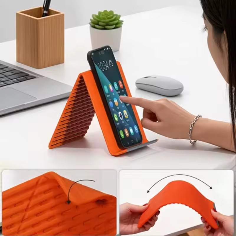 휴대용 실리콘 폰/태블릿/노트북 거치대, 창의적인 접이 - Travel Accessories Holder 리뷰 및 가격